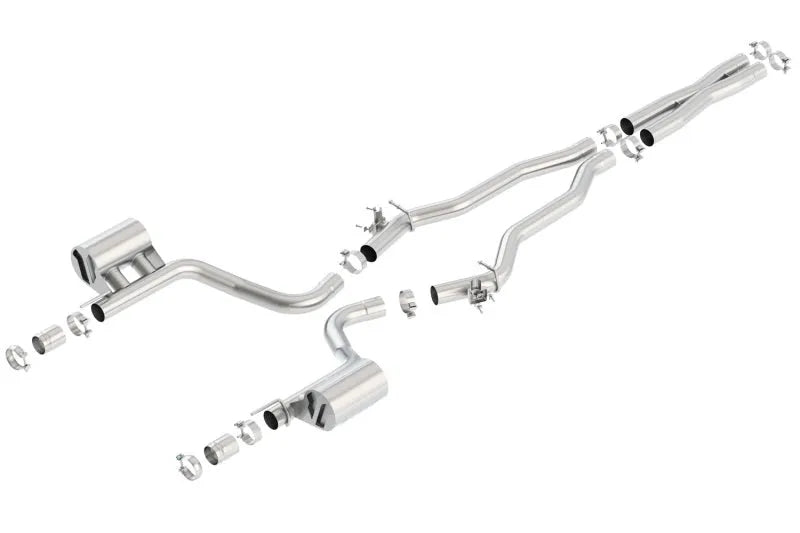 Borla 15-23 Dodge Challenger Hellcat 6.2L V8 ATAK w/ Valve Simulator CB Exhaust Factory Valance
