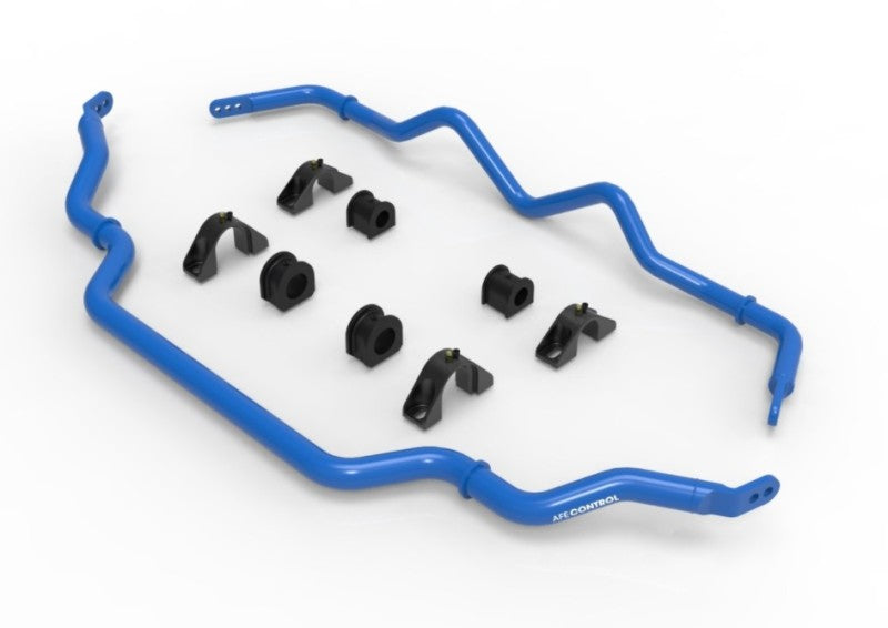 aFe 16-24 Infiniti Q50/Q60 3.0L (tt) Front and Rear Sway Bar Set Blue