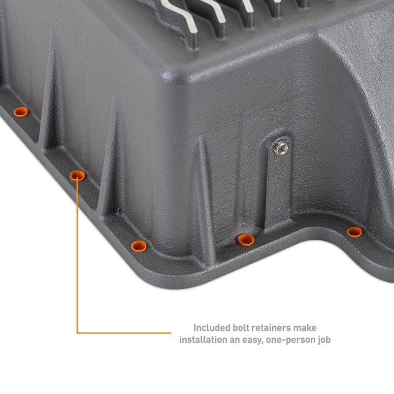 Mishimoto 89-10 Powerstroke E4OD 4R100 5R110 Trans Pan Cast GR - Corvette Realm