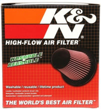 Load image into Gallery viewer, K&N Filter Universal Rubber Filter 5 inch Flange 6 1/2 inch Base 4 3/8 inch Top 7 inch Height