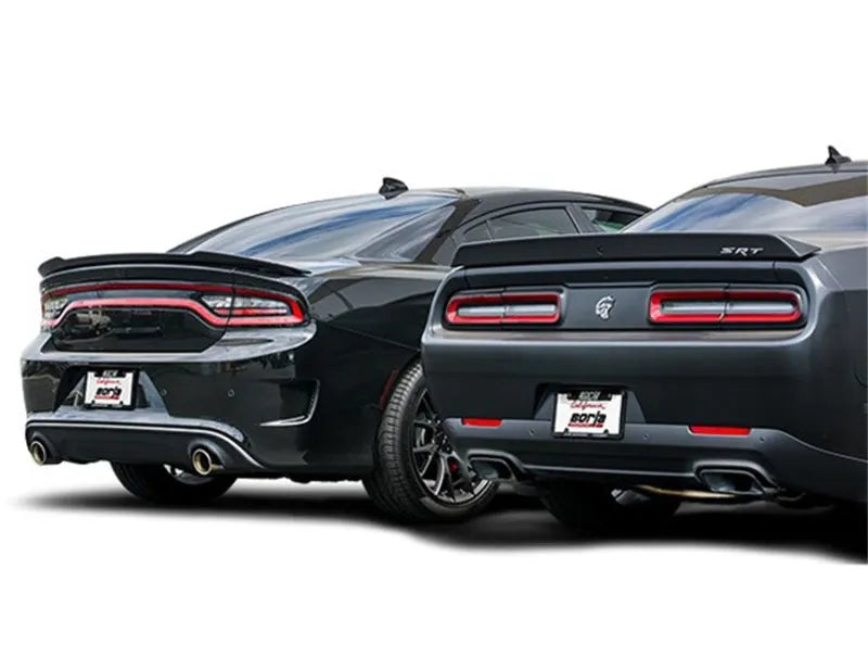 Borla 15-23 Dodge Challenger Hellcat 6.2L V8 ATAK w/ Valve Simulator CB Exhaust Factory Valance
