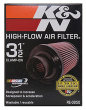 Load image into Gallery viewer, K&N Universal Rubber Filter 3 1/2inch ID FLG / 6inch Base / 4-5/8inch Top / 6inch Height - Corvette Realm