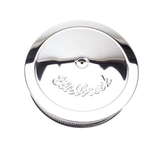 Load image into Gallery viewer, Edelbrock Air Cleaner Pro-Flo Series Round Steel Top Paper Element 14In Dia X 3 75In Dropped Base - Corvette Realm