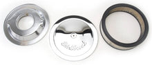 Load image into Gallery viewer, Edelbrock Air Cleaner Pro-Flo Series Round Steel Top Paper Element 14In Dia X 3 75In Dropped Base - Corvette Realm