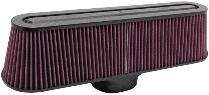 K&N Air Filter with Carbon Fiber Top and Base - Corvette Realm