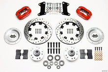 Load image into Gallery viewer, Wilwood Forged Dynalite Front Kit 12.19in Drilled Red 67-69 Camaro 64-72 Nova Chevelle - Corvette Realm