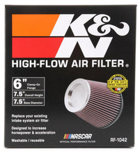 Load image into Gallery viewer, K&N Round Tapered Universal Air Filter 6in Flange ID x 7.5in Base OD x 5in Top OD x 6.5in Height - Corvette Realm