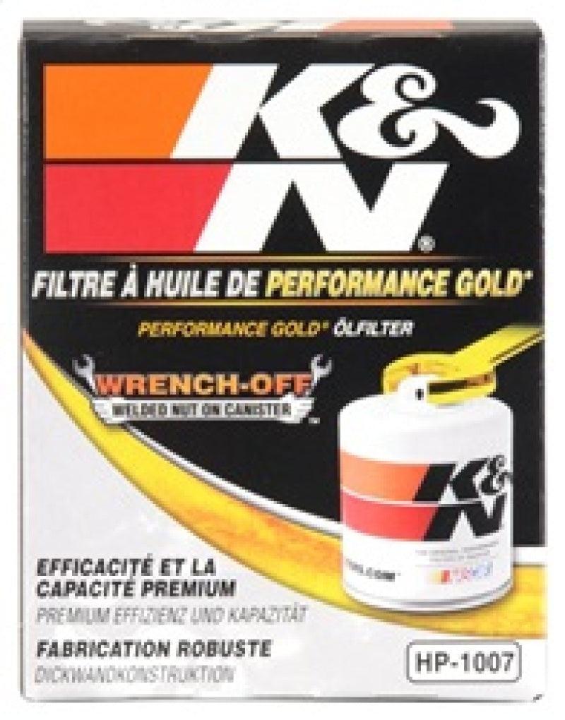 K&N Buick / Chevrolet / Oldsmobile Performance Gold Oil Filter - Corvette Realm