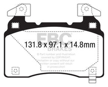 Load image into Gallery viewer, EBC 14+ Cadillac CTS Vsport 3.6 Twin Turbo Redstuff Front Brake Pads - Corvette Realm