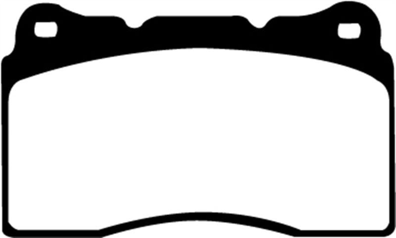 EBC 17-21 Honda Civic Type-R (FK8) Yellowstuff Front Brake Pads - Corvette Realm