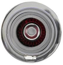 Load image into Gallery viewer, K&N Universal Air Filter Chrome Round Tapered Red - 4in Flange ID x 1.125in Flange Length x 5.5in H - Corvette Realm
