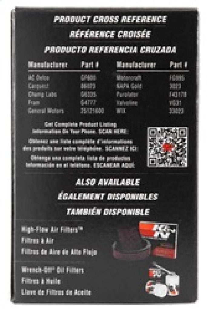 K&N Cellulose Media Fuel Filter 2.125in OD x 4.281in L - Corvette Realm