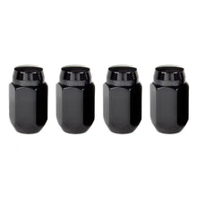 Load image into Gallery viewer, McGard Hex Lug Nut (Cone Seat) M14X1.5 / 22mm Hex / 1.635in. Length (4-Pack) - Black - Corvette Realm