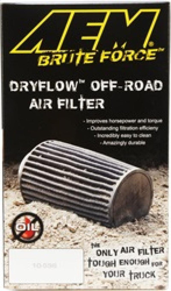 AEM 3.5 inch x 9 inch DryFlow Conical Air Filter - Corvette Realm