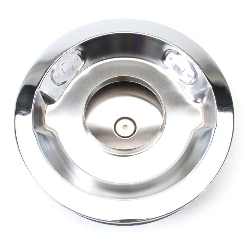 Edelbrock Air Cleaner Pro-Flo Series Round Steel Top Paper Element 14In Dia X 3 75In Dropped Base - Corvette Realm