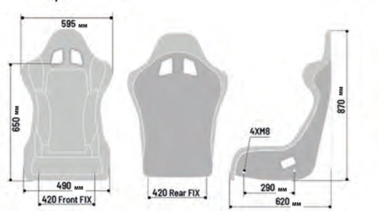 Sparco Seat Grid QRT Black