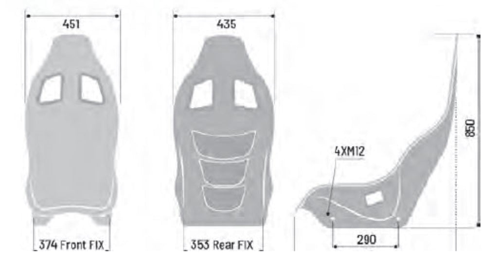 Sparco Seat Ultra Fiberglass BLK
