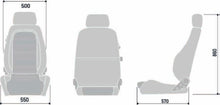 Load image into Gallery viewer, Sparco Seat GT Black/White