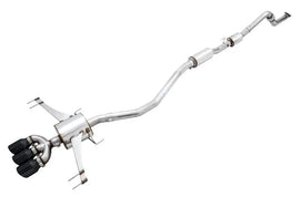 AWE Tuning 2017+ Honda Civic Type R Touring Edition Exhaust w/Front & Mid Pipe - Diamond Blk Tips - Corvette Realm