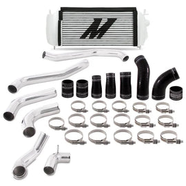 Mishimoto 2017+ Ford F150 3.5L EcoBoost Performance Intercooler Kit - Silver Cooler Polished Pipes - Corvette Realm