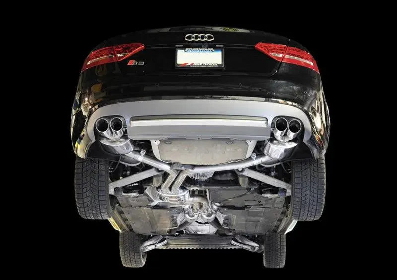 AWE Tuning Audi B8 S5 4.2L Touring Edition Exhaust System - Polished Silver Tips - Corvette Realm