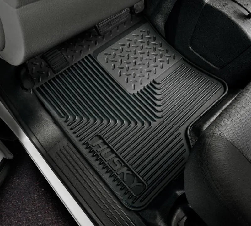 Husky Liners 08-10 Ford F-250/F-350/F-450 SuperDuty Heavy Duty Black Front Floor Mats - Corvette Realm