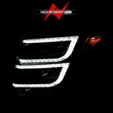 Load image into Gallery viewer, ANZO 2015-2020 Chevy Tahoe Projector Headlights Plank Style Black w/DRL - Corvette Realm