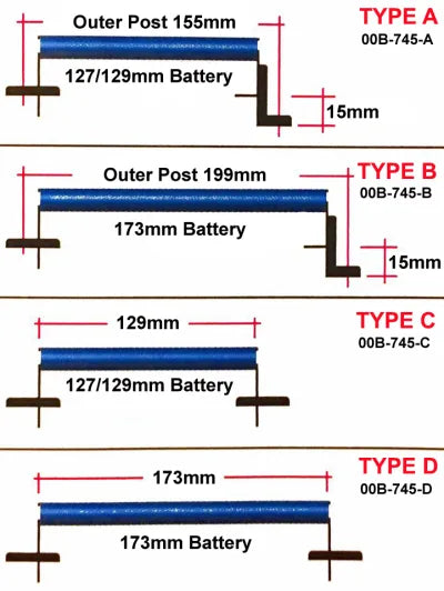 Cusco 13 Subaru BRZ/Scion FR-S/Toyota 86 Blue Battery Tie Down