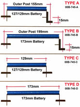 Load image into Gallery viewer, Cusco 13 Subaru BRZ/Scion FR-S/Toyota 86 Blue Battery Tie Down