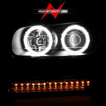 Load image into Gallery viewer, ANZO 2002-2009 Chevrolet Trailblazer Projector Headlights w/ Halo Black - Corvette Realm