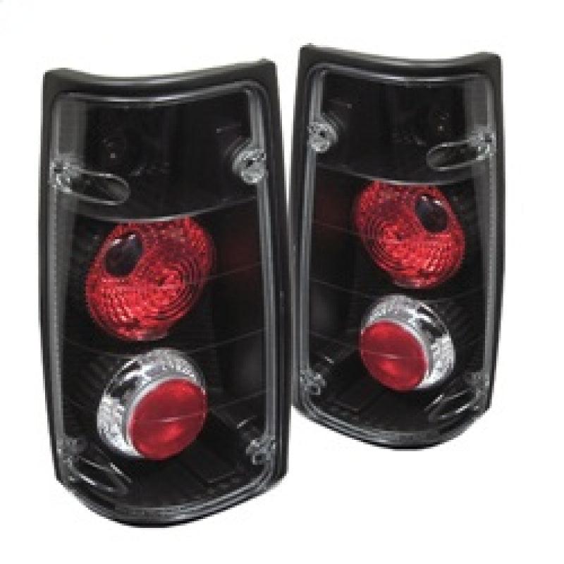 Spyder Isuzu Rodeo 91-97/Isuzu Amigo 89-94 Euro Style Tail Lights Black ALT-YD-IR91-BK - Corvette Realm