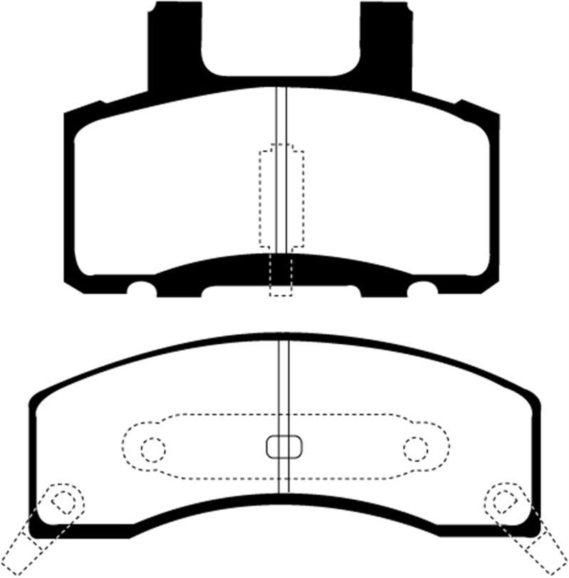 EBC 90-93 Chevrolet C20 8600 LB Greenstuff Front Brake Pads - Corvette Realm
