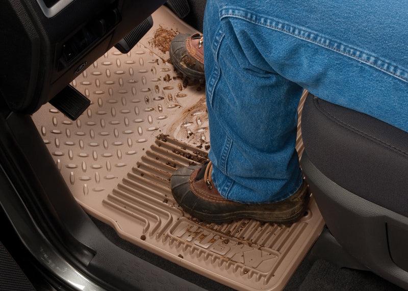 Husky Liners 88-98 Chevy/GMC C/K Series Truck/73-93 Dodge Ram Heavy Duty Black Front Floor Mats - Corvette Realm