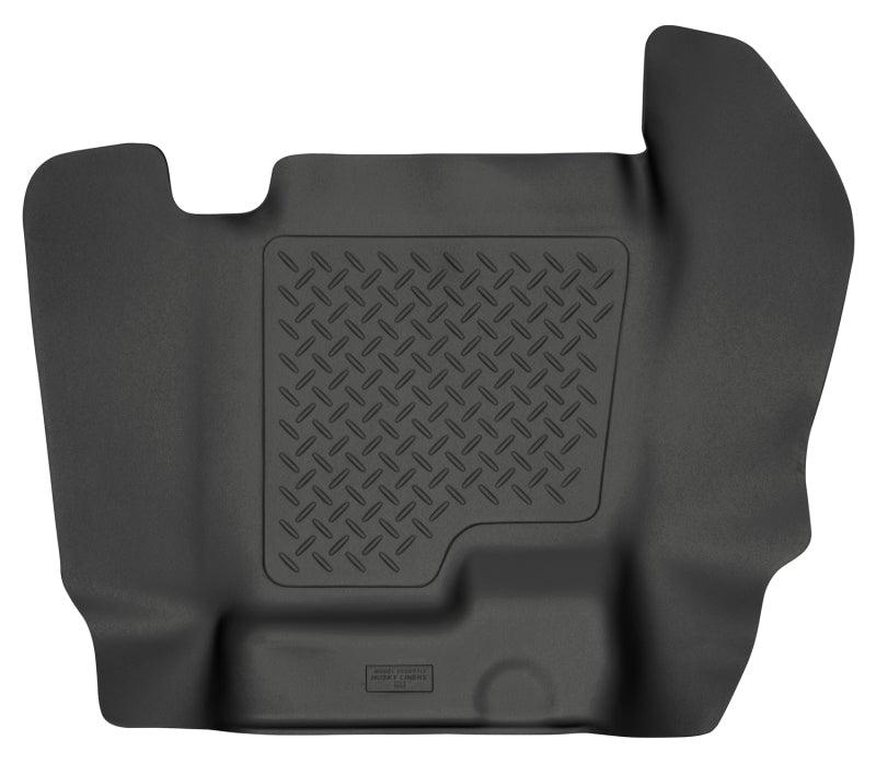 Husky Liners 07-12 Chevy Silverado/GMC Sierra Crew Cab WeatherBeater Center Hump Black Floor Liner - Corvette Realm