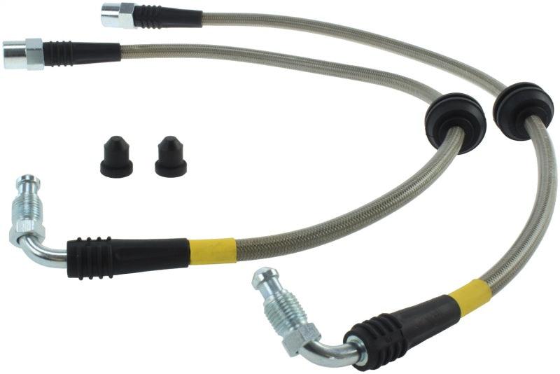 StopTech 07-08 Audi RS4 Front Stainless Steel Brake Line Kit - Corvette Realm