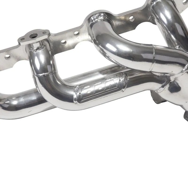 BBK 99-04 GM Truck SUV 4.8 5.3 Shorty Tuned Length Exhaust Headers - 1-3/4 Silver Ceramic - Corvette Realm