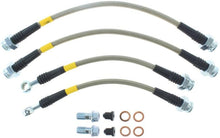 Load image into Gallery viewer, StopTech 04-06 Pontiac GTO Stainless Steel Rear Brake Lines - Corvette Realm