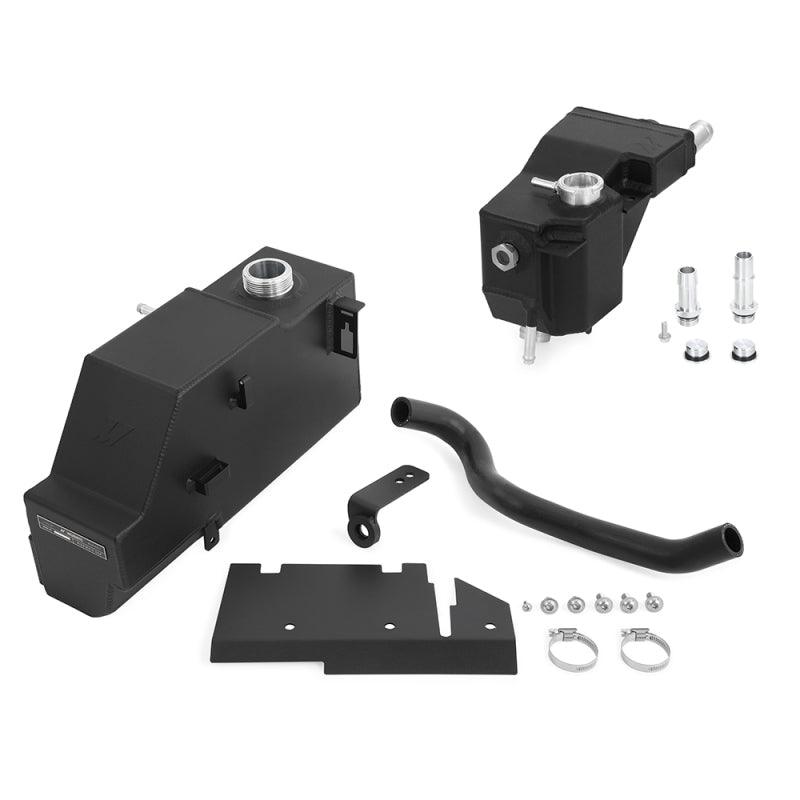 Mishimoto 11-19 Ford 6.7L Powerstroke Expansion Tank Kit - Micro-Wrinkle Black - Corvette Realm