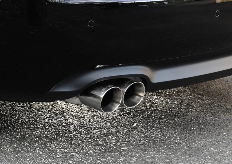 AWE Tuning Audi B8 A5 2.0T Touring Edition Exhaust - Quad Outlet Polished Silver Tips - Corvette Realm