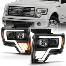 Load image into Gallery viewer, ANZO 2009-2013 Ford F-150 Projector Light Bar G4 Switchback H.L.Black Amber - Corvette Realm