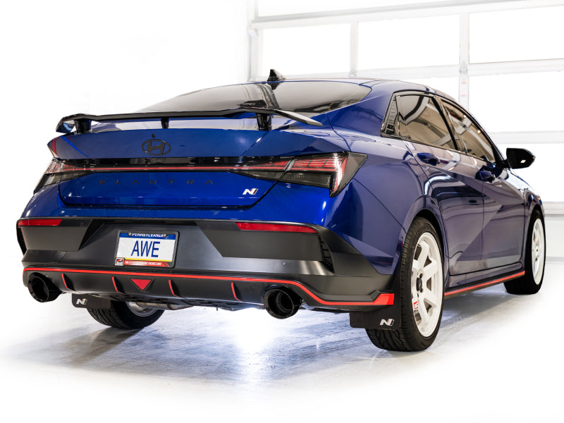 AWE 22-26 Hyundai Elantra N Track Edition Cat-Back Exhaust - Diamond Black Tips