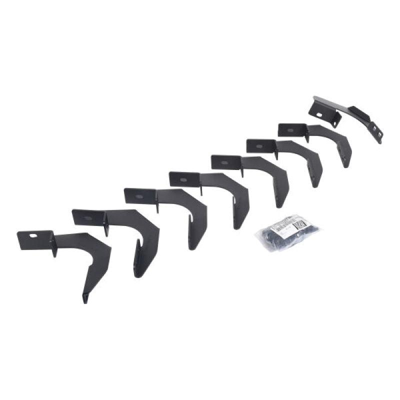 Go Rhino 15-22 GMC Canyon Crew Cab 4DR Mounting Brackets(V-Series V3/RB10 Slim/RB20 Slim) - Tex. Blk - Corvette Realm