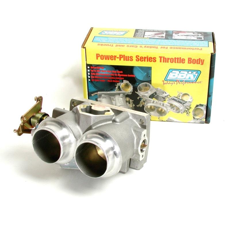 BBK 87-96 Ford F Series Truck RV 302 351 Twin 61mm Throttle Body BBK Power Plus Series - Corvette Realm