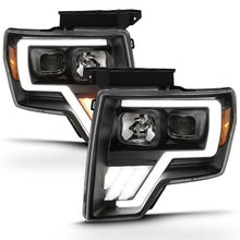 Load image into Gallery viewer, ANZO 2009-2013 Ford F-150 Projector Light Bar G4 Switchback H.L.Black Amber - Corvette Realm