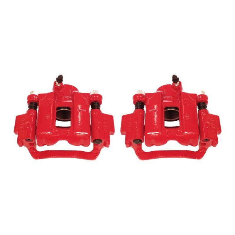 Power Stop 10-18 Lexus GX460 Rear Red Calipers w/Brackets - Pair - Corvette Realm