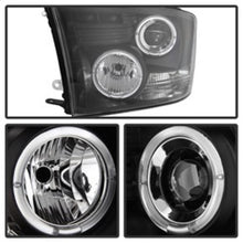 Load image into Gallery viewer, Spyder Dodge Ram 1500 09-14 10-14 Projector Headlights Halogen- LED Halo LED - Blk PRO-YD-DR09-HL-BK - Corvette Realm