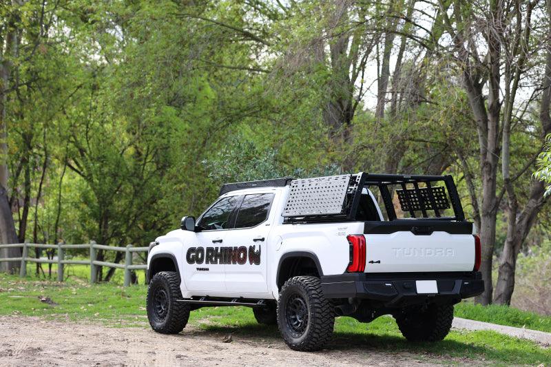 Go Rhino 22-23 Toyota Tundra CrewMax Cab 4dr E-BOARD E1 Electric Running Board Kit - Tex. Blk - Corvette Realm