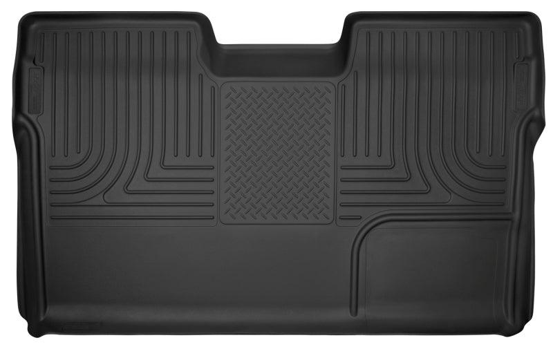 Husky Liners 09-14 Ford F-150 SuperCrew Cab X-Act Contour Second Row Seat Floor Liner - Black - Corvette Realm