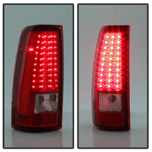 Load image into Gallery viewer, Xtune Chevy Silverado 1500/2500/3500 03-06 LED Tail Lights Red Clear ALT-ON-CS03-LED-RC - Corvette Realm