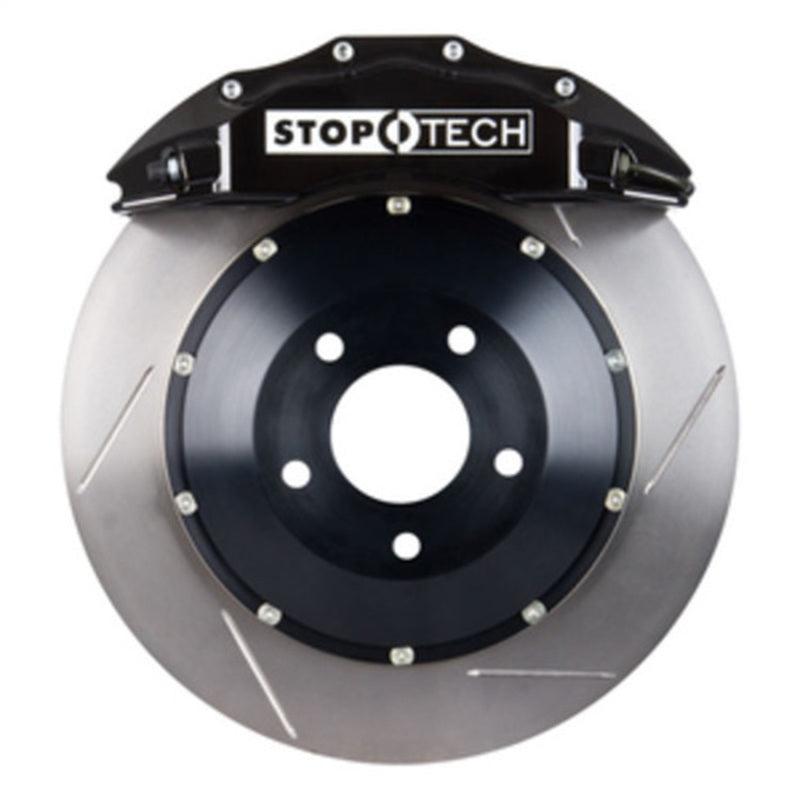 StopTech 08-13 BMW M3/11-12 1M Coupe Front BBK w/ Black ST-60 Calipers Slotted 380x35mm Rotor - Corvette Realm